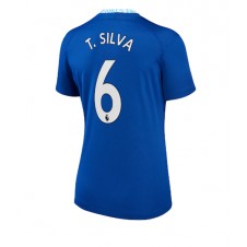 Chelsea Thiago Silva #6 Hjemmedrakt Kvinner 2022-23 Kortermet